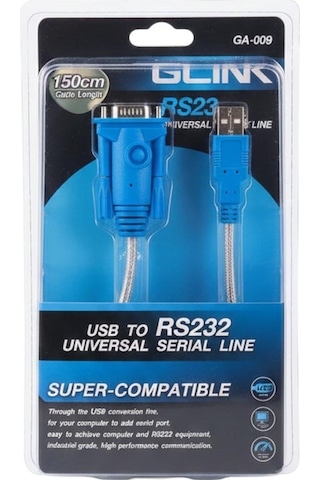 Powermaster Pm-21764 Usb To Rs232 1.5 Metre Üniversal Serial Line Glink Ga-009