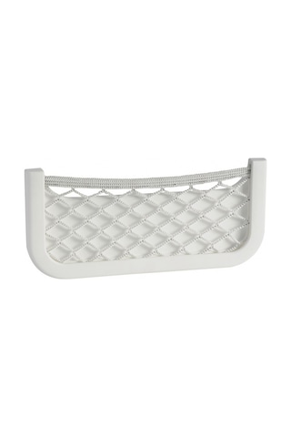 Marin Beyaz Fileli Eşya Yuvası Cep Plastik - Tekne Yat Motoryat 250X115X10