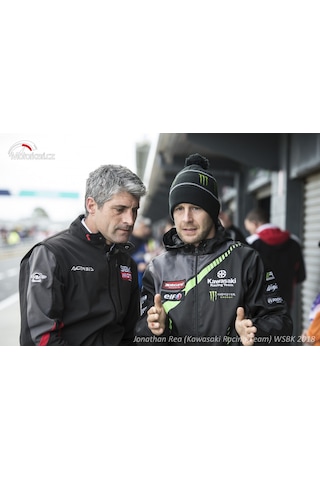 Yamaha Kawasaki Racing Team Sbk Paddock Kapşonlu Mont