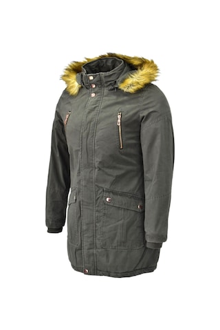 Kadın Spor Kanvas Kapüşonlu Parka M5300 Bgl-st03986 Haki