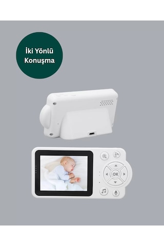 Northcity Bebek Monitörü Hd Gece Görüşlü Cry Detection Yeni Nesil - Kablosuz İzleme Sistemi