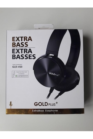 Gold Plus Extra Bass Stereo Kulak Üstü Kulaklık