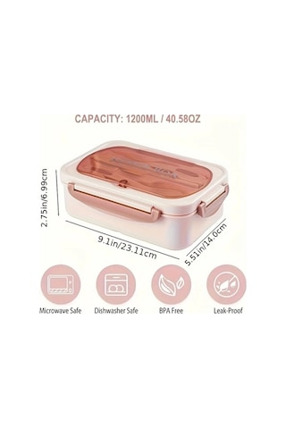 Trendooze Gaojunshop01 Mavi 3 Bölmeli Bpa İçermeyen Mikrodalgada Kullanılabilir Silikon Yemek Kutusu Mavi