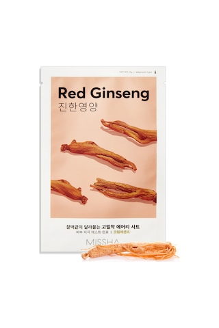 Missha Kırmızı Ginsengli Canlandırıcı Yaprak Maske 1 Adet Airy Fit Sheet Mask Red Ginseng