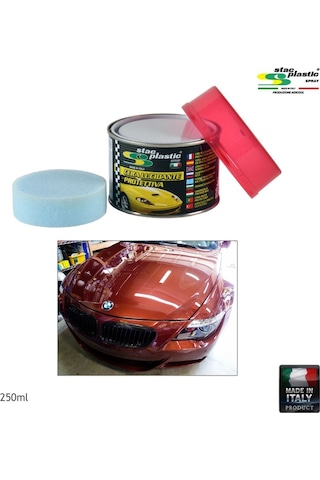Stac Plastic Kırmızı Pasta Cila Boya Koruyucu 250 Ml Br0852601