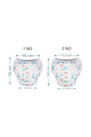 Sevi Bebe 4'lü Tek Kullanımlık Alıştırma Çamaşırı - Standart 88A5800259SS