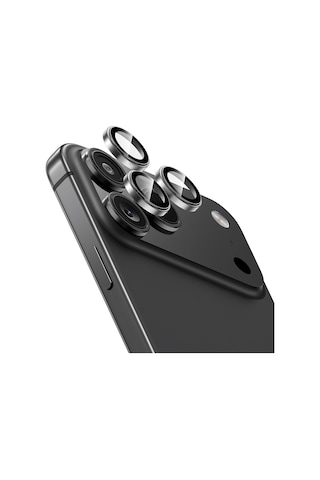 Apple Uyumlu iPhone 17 Pro Max Benks Ar Glass Warrior Premium Cam Kamera Lens Koruyucu Gri