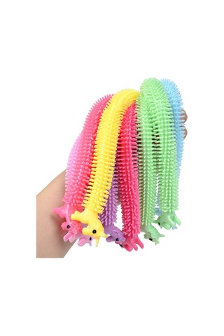 Fidget Oyuncakları Solucan Yılan Erişte Dokulu Duyusal Pcs 10 Adet B Diğer