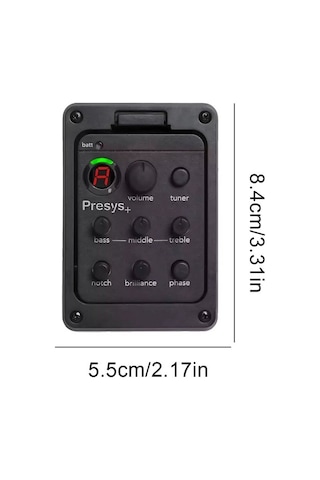 Presys+ Preamp Ekolayzır Eq Tuner Piezo
