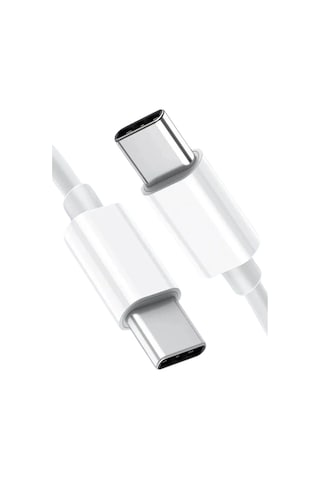 Type-c Şarj Kablosu Çift Taraflı Type-c To Type-c Hızlı Şarj Kablosu İki Ucu Type-c Kablo 1 Metre