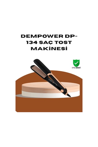 Dempower Dp-134 Saç Tost Makinesi - Kolay Kullanım, Hızlı Sonuç, Uzun Süre Kalıcılık