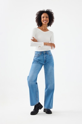 Loft Kadın Sweatshirt BEYAZ