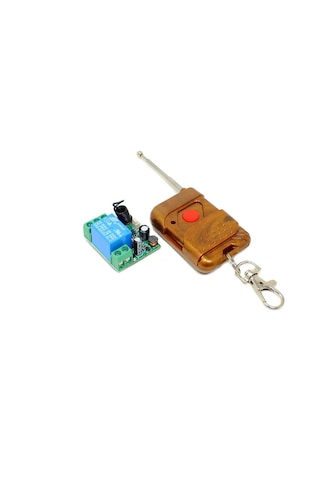 433mhz 12v 1 Kanallı Kablosuz Uzaktan Kumandalı Röle Modülü Pilsiz
