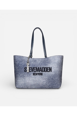 Steve Madden Bcocos Denım Kadın Denim Omuz Çantası Bcocos Mavi