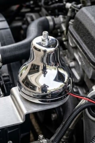 12v Krom Çan Korna Metal Gövde Güçlü Ses Evrensel Oto Korna Dayanıklı Tekli Korna