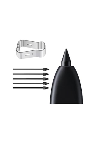 Microsonic Samsung Galaxy Uyumlu Tab S10 Ultra X920 Pencil Uçları 5 Li Paket Siyah