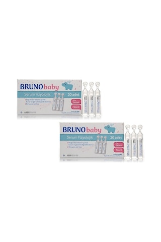 Bruno Baby Serum Fizyolojik Damla 5 ML x 20 Flakon (2 KUTU) Bruno Baby Serum Fizyolojik Damla 5 ML x 20 Flakon (2 KUTU)