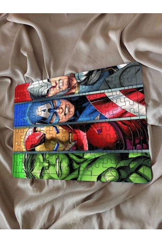 Çocuk Puzzle Ahşap Marvel 2 108 Parça Mobilya