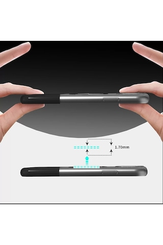 Apple Uyumlu iPhone 11 Kılıf Magsafe Şarj Kartlıklı Mıknatıslı Duble 1.7mm Kapak Kart Bölmeli Lacivert Siya