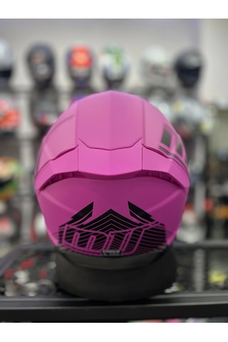 Mts 910 Fushia Lady Kask Pembe