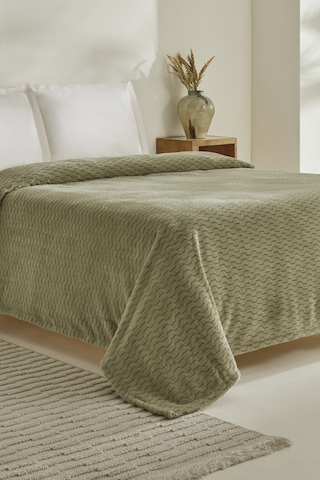 Karaca Home Raunda Çift Kişilik Wellsoft Battaniye Mint Mint