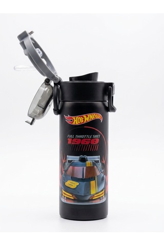 Hot Wheels Çelik Matara Çift Fonsiyonlu .