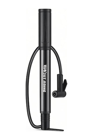 Ranyeek West Bıkıng Taşınabilir Bisiklet Pompası, 90psı Yüksek Basınç, Alüminyum Gövde, Bisiklet Ve Toplar İçin Siyah