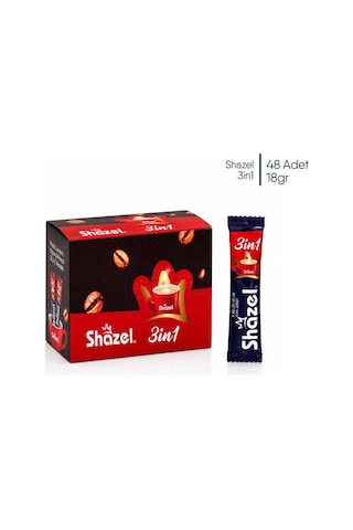 Shazel 3'ü 1 Arada 18 Gr 48'li 10 G