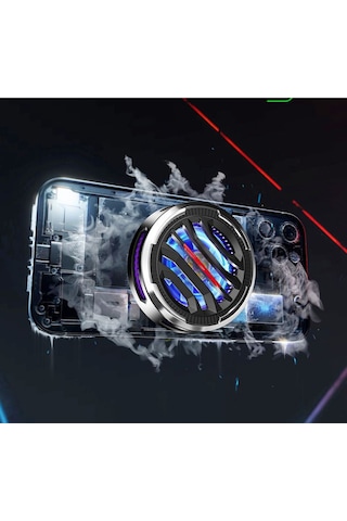 Maf Mıknatıslı Cep Telefon Sessiz Soğutma Fanı Radyatör Soğutucu iOs Uyumlu  Android Pubg Gaming Soğutucu