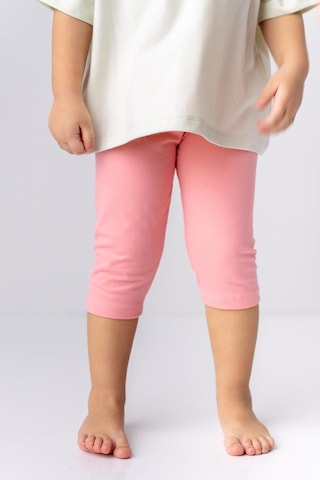 Zeyland Kız Çocuk Kısa Düz Tayt-pembe Pembe