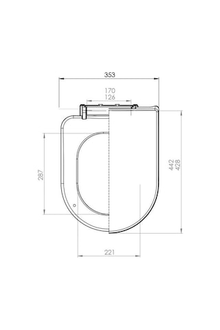 Orkide Yavaş Kapanır Klozet Kapağı