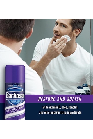 Barbasol E Vitaminli Ekstra Nemlendirici Tıraş Köpüğü 198 G