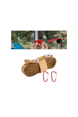 Homyl Çadır Uzatma Kemeri Taşınabilir Gölgelik İpi Haki Haki