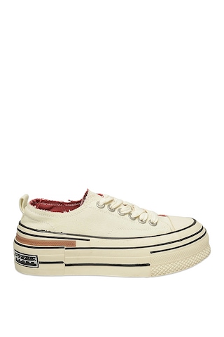 Lufian 121230039 Elena Canvas Unisex Sneaker Ayakkabı Bej