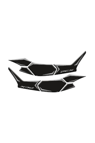 Honda Pcx 2025 Uyumlu Yan Ayak Pad Siyah Beyaz Honda Pcx 2025 Uyumlu Yan Ayak Pad Siyah Beyaz