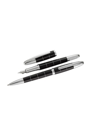 Steelpen Venüs Serisi 1711dt Siyah Dolma Kalem+tükenmez Kalem Genel