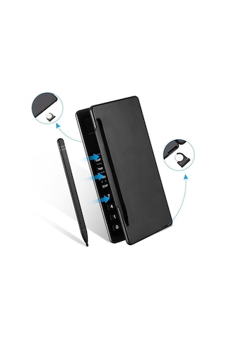 Valkyrie S9 Dijital Not Defterli Bilimsel Fonksiyonlu Hesap Makinesi E-writer - Katlanabilir Siyah