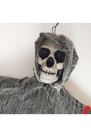 İskelet Hayalet Halloween Dekor Süsü, 80cm X 60cm 0 - 99