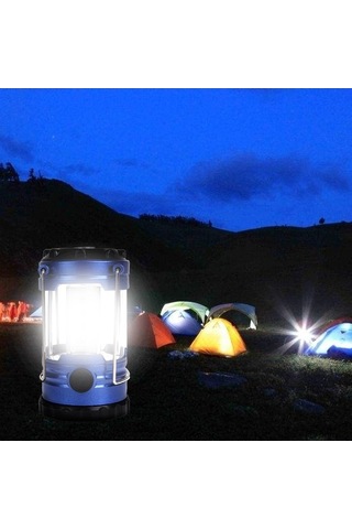 Dancemonkey Geeksen 12 Led'li Kamp Feneri - Taşınabilir, Asmalı, Parlak Işık, Pusulalı, Pil İle Çalışır, Renkli Fener Çok Renkli