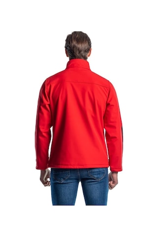 Endüstri Giyim Şensel, Softshell Mont, Kırmızı -91E679- Su Itici