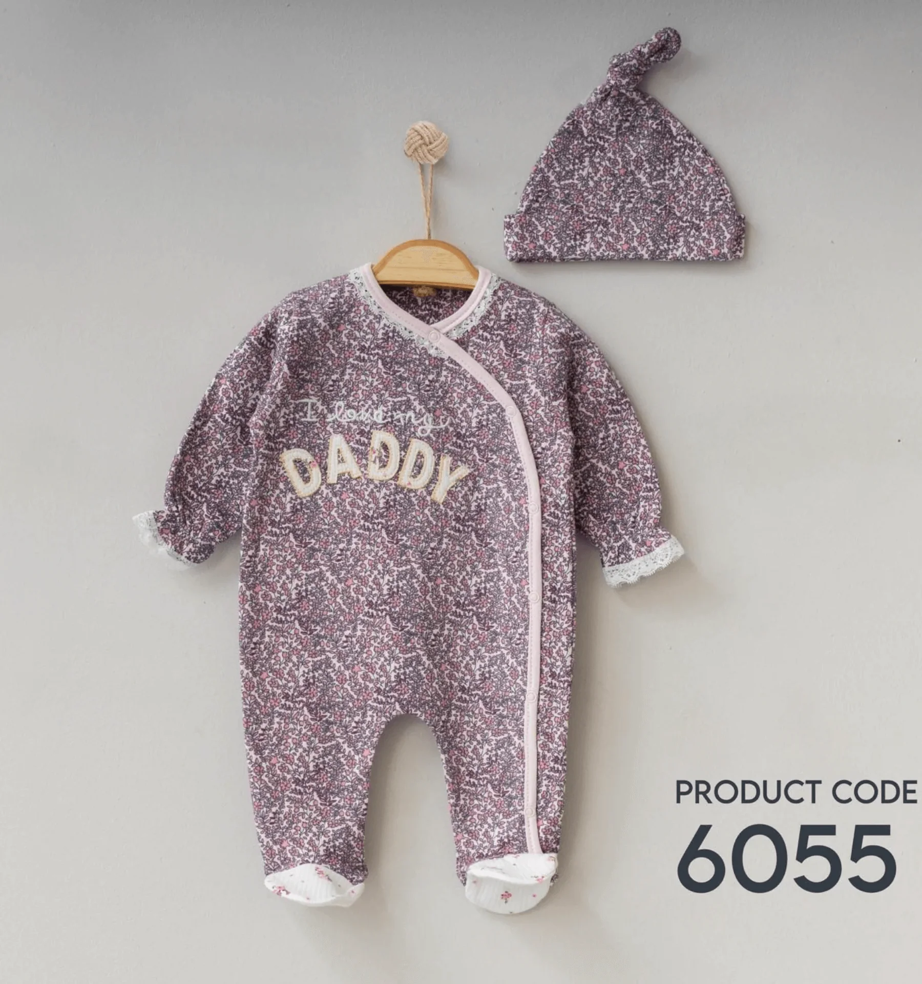 Momercy Daddy And Mummy Yenidoğan Kız Bebek 10lu Hastane Çıkış Seti Ekru