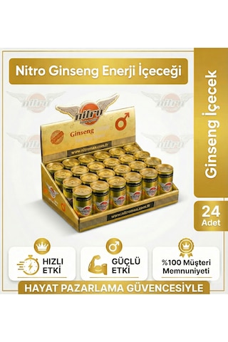 Nitro Max Ginsengli +18 Performans Enerji Içeceği - 24'lü Mega Fırsat Paketi Gizli Gönderim Nitro Max Ginsengli +18 Performans Enerji Içeceği - 24'lü Mega Fırsat Paketi Gizli Gönderim
