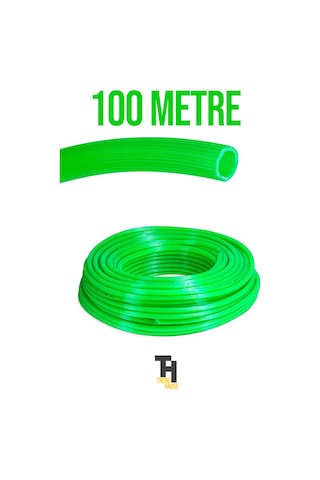 1/2 Silikonlu Dayanıklı Bahçe Hortumu 100 Metre Yeşil