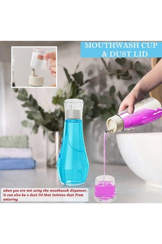 Dofolink 2'li Cam Çilek Suyu Dispenseri Seti - 260ml Kapasite, Şeffaf, Ev/banyo Kullanıma Uygun, Bpa Free, Dayanıklı Tasarım Diğer