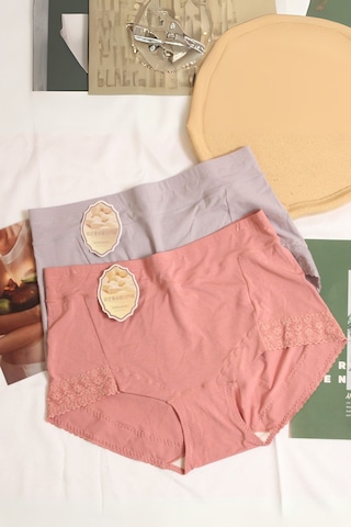 Unreal Underwear 5li İpek Karışımlı Bambu Kumaş İthal Çamaşır Yüksek Bel Külot, İz Yapmayan, Terletmeyen Çok Renkli