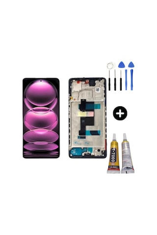 Xiaomi Redmi Note 12 Pro 5g Uyumlu Çıtalı Lcd Ekran Dokunmatik + Montaj Seti Xiaomi Redmi Note 12 Pro 5g Uyumlu Çıtalı Lcd Ekran Dokunmatik + Montaj Seti