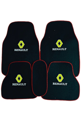 Renault 12 Toros Nakış İşlemeli Araç Oto Halı Paspas Torpido Vites Orta Konsol Yan Kaplama Halısı