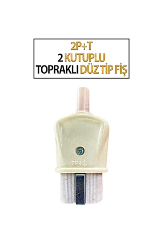 Porselen Fiş 2p+t Topraklı Dişi Fiş Eski Tip Ütü, Elektrikli Ocak, Davul Fırın Vb İçin Kullanılır