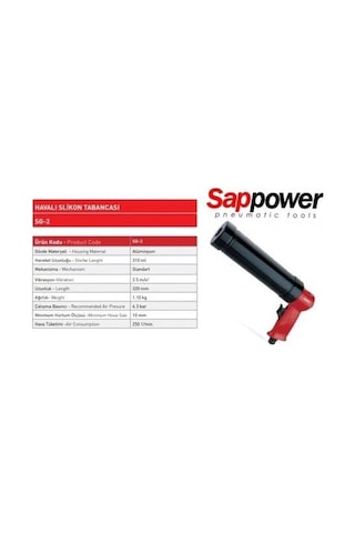 Sappower Sap Power 310ml Havalı Silikon Tabancası Sg-2