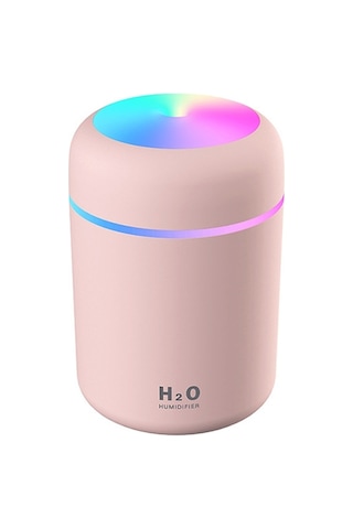 Renkli Fincan Nemlendirici Usb Araba Hava Temizleyici Pembe